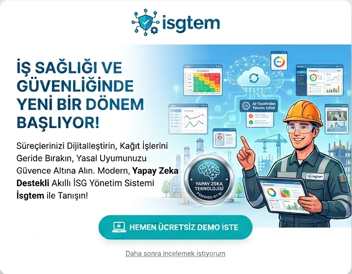 İSG alanındaki gelişmelerden haberdar olun!