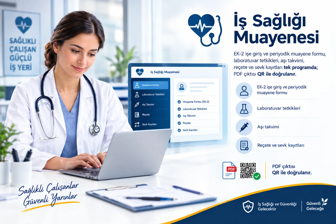 İş Sağlığı Muayenesi ekranı
